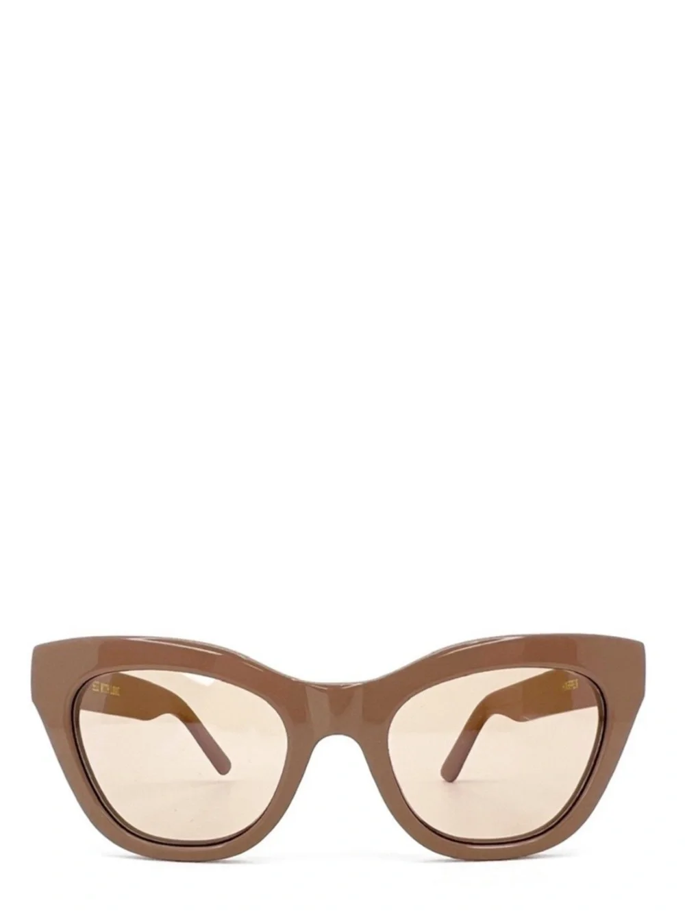 Harper Cat Eye Sunglasses by DL Eyewear Taupe (Brown/pink/gray) Acetate Cateye
